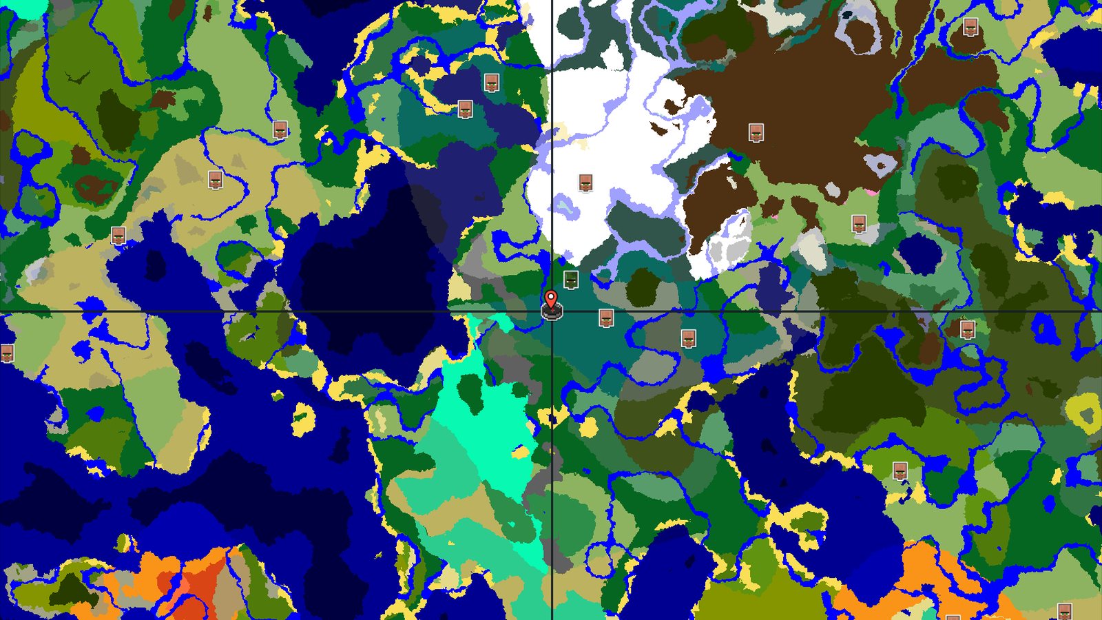 Abandoned Village and Nearby Taiga Spawn — Minecraft seed preview