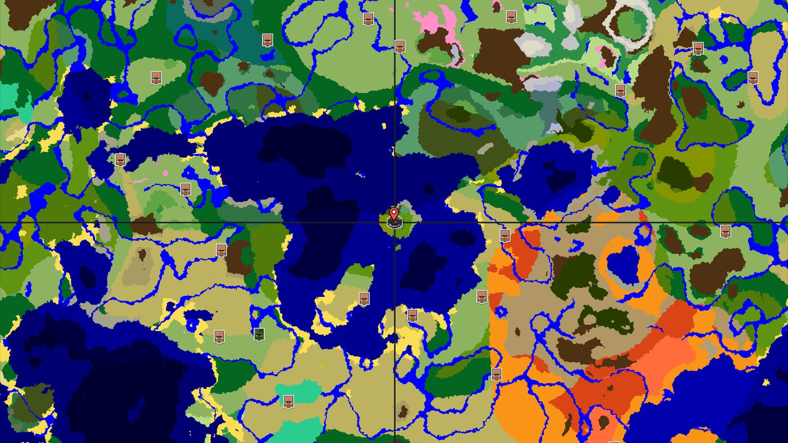 Bamboo and Sparse Jungle Island Spawn — Minecraft seed preview