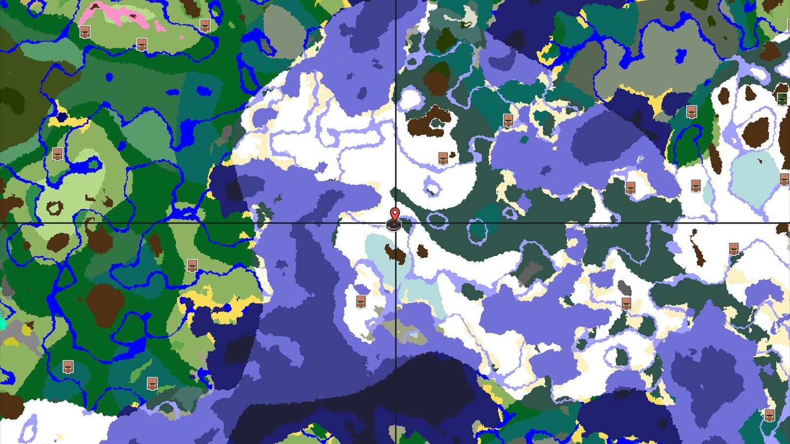Ice Spikes Near Spawn in a Snowy World — Minecraft seed preview