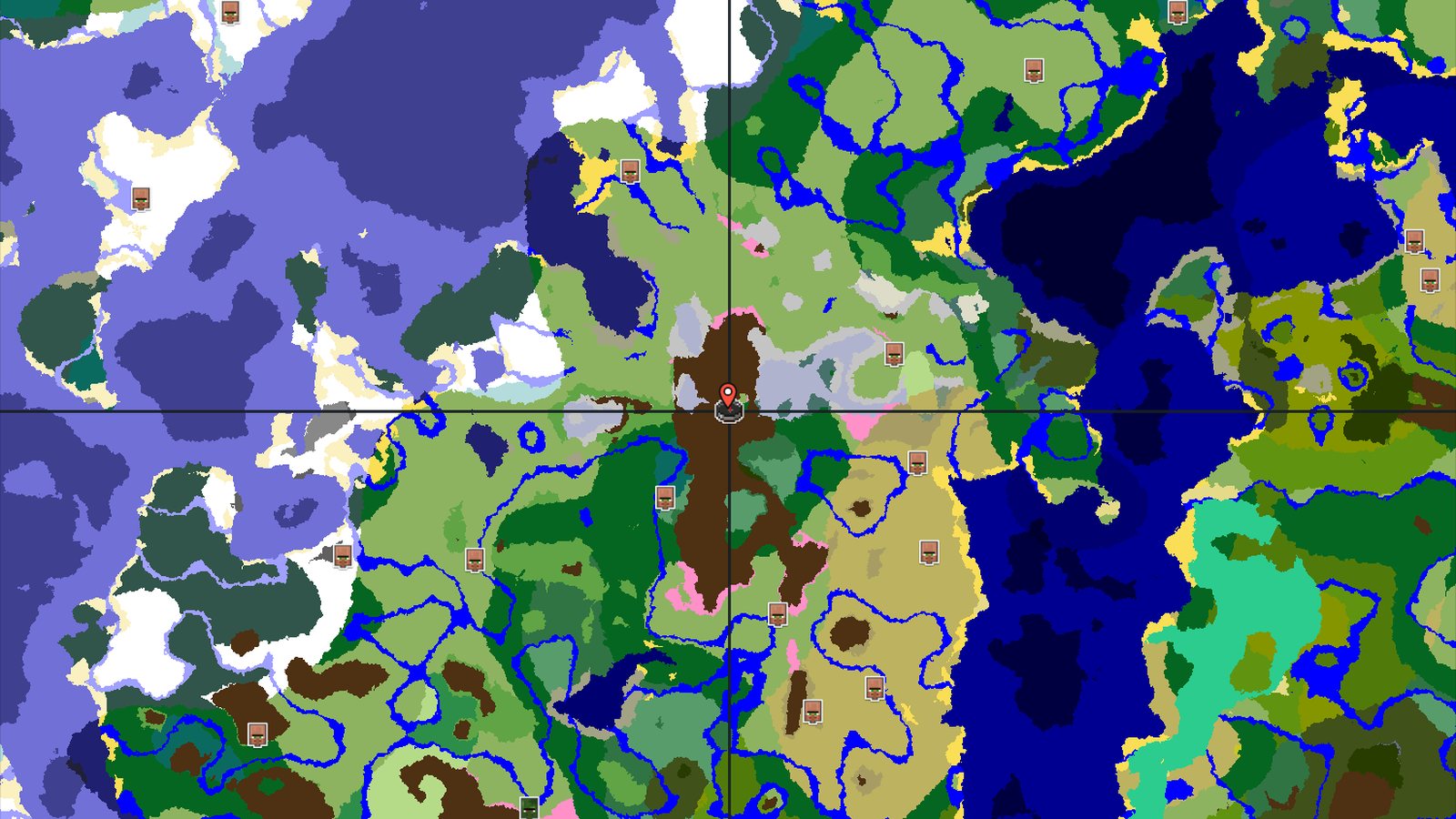 Ancient City Next to Snowy Mountains and Cherry Grove — Minecraft seed preview
