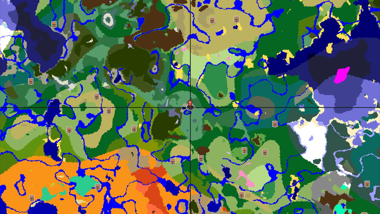 Old Growth Birch Forest with a nearby Pale Garden — Minecraft seed preview