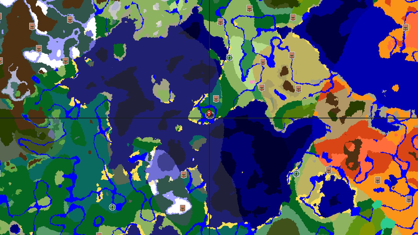 Forest Spawn Near Trial Chambers and Village — Minecraft seed preview