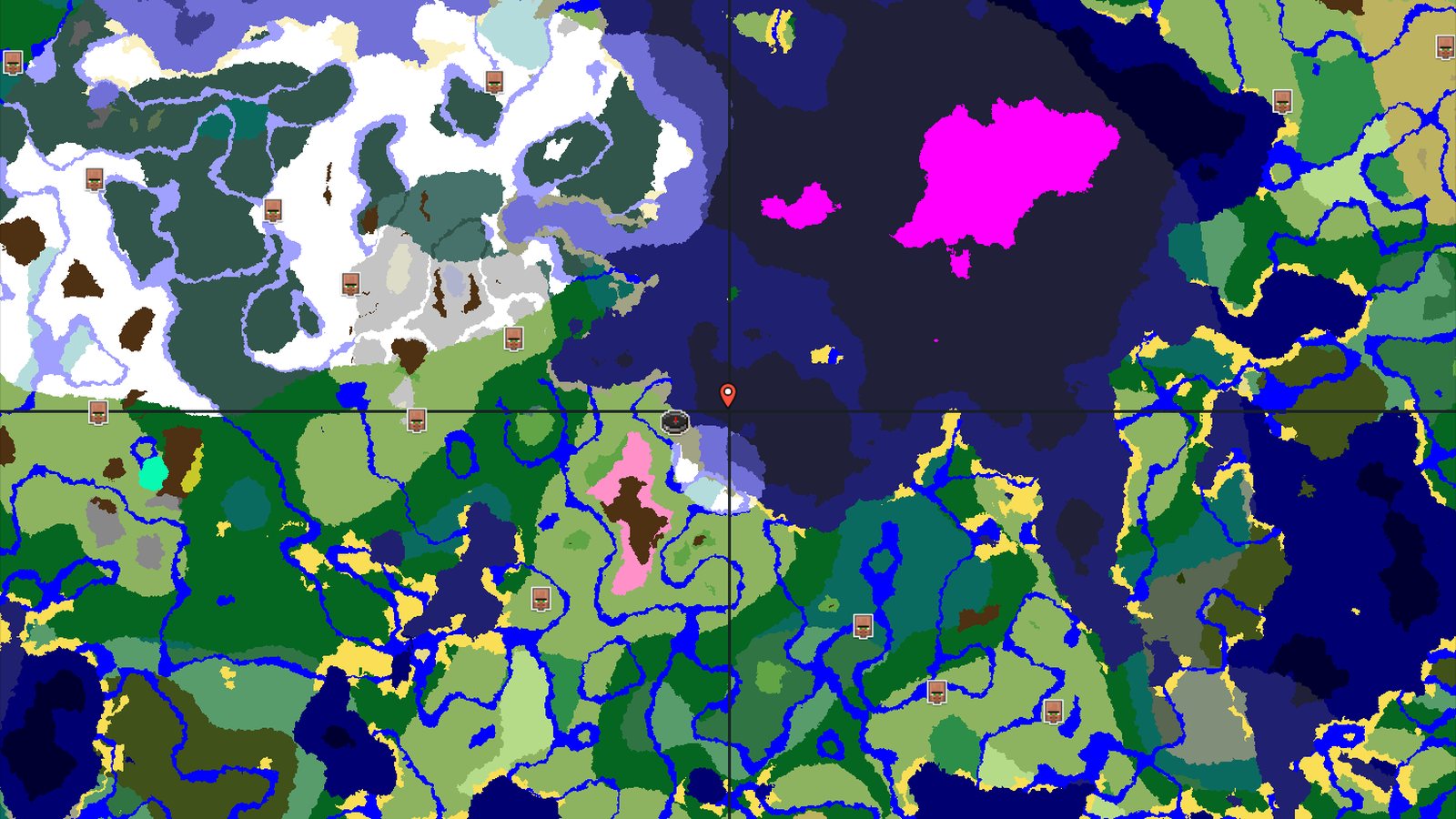 Ancient City near Cherry Grove and Cold Ocean — Minecraft seed preview