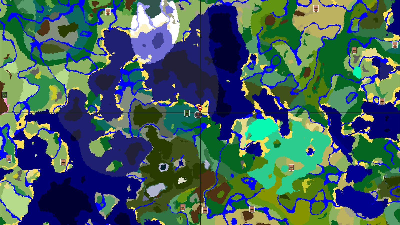 Taiga Spawn with Nearby Abandoned Village — Minecraft seed preview
