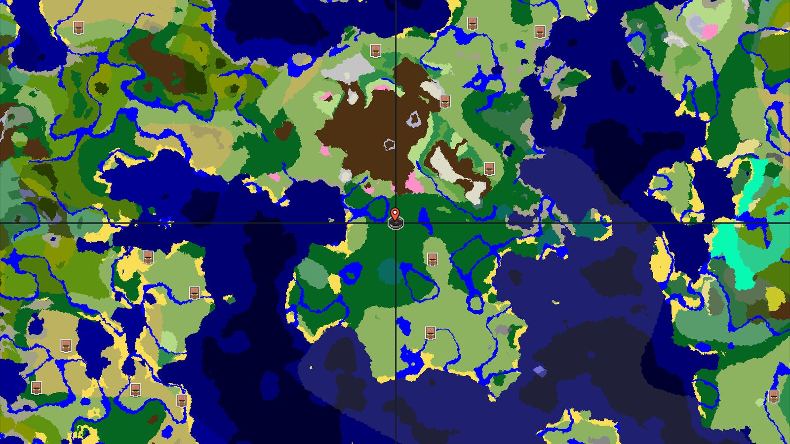 Ancient City and Cherry Grove Near Forest Spawn — Minecraft seed preview