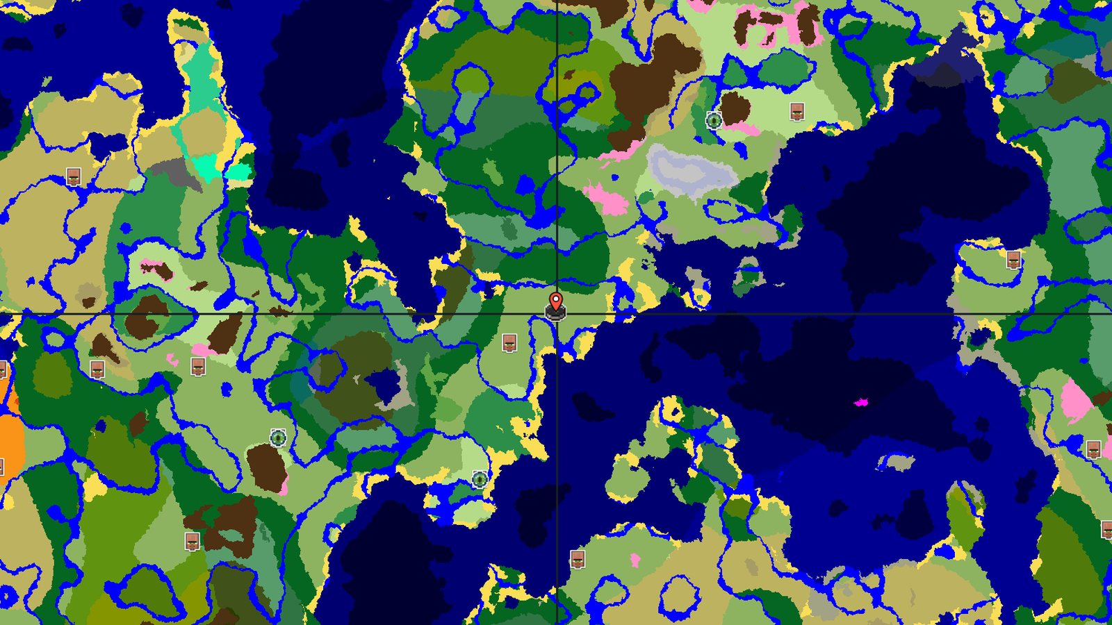 Plains Spawn Near Trial Chambers and Woodland Mansion — Minecraft seed preview