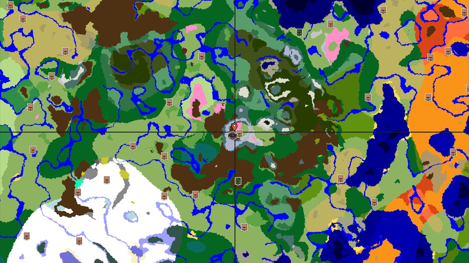 A Mountainous Start with Nearby Cherry Groves — Minecraft seed preview