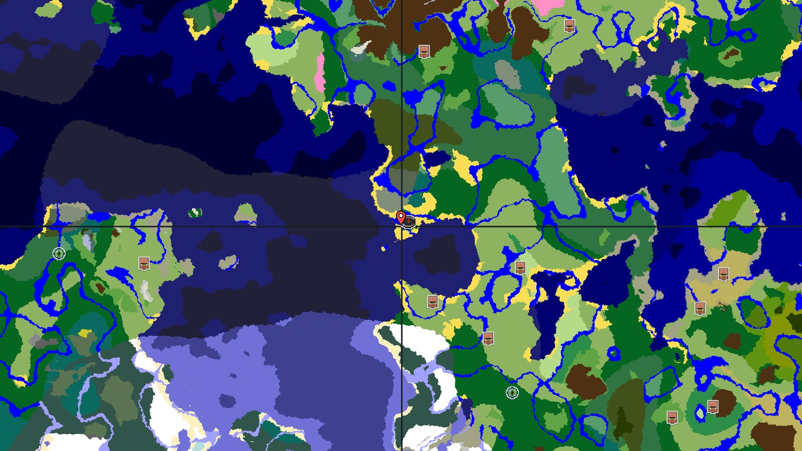 Taiga Island with Buried Treasure — Minecraft seed preview