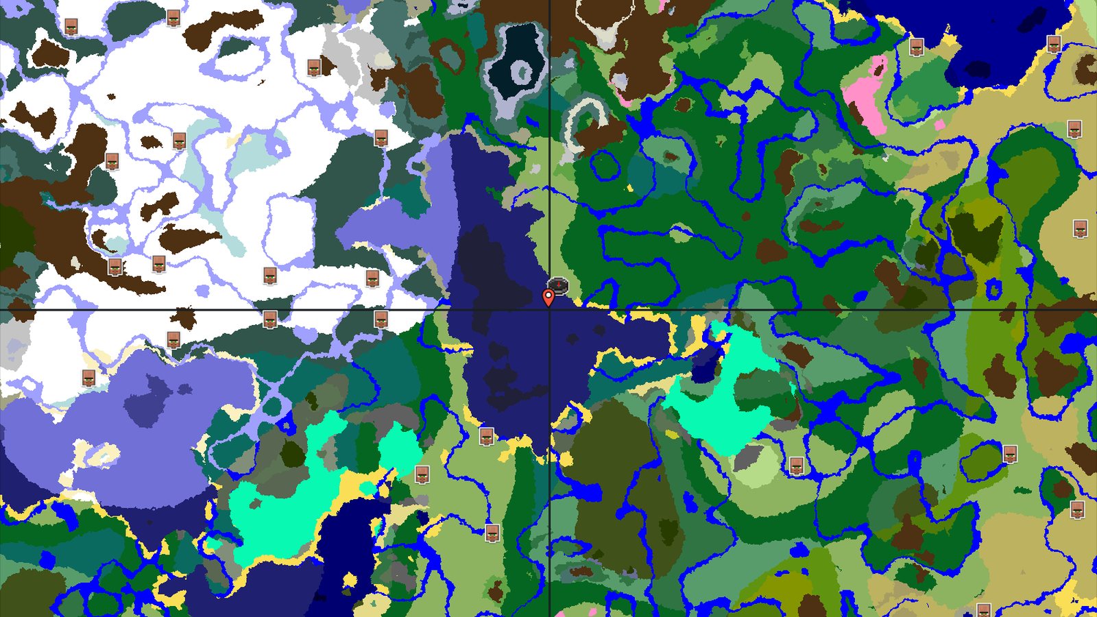 Ocean-Side Plains with Accessible Coastal Structures — Minecraft seed preview