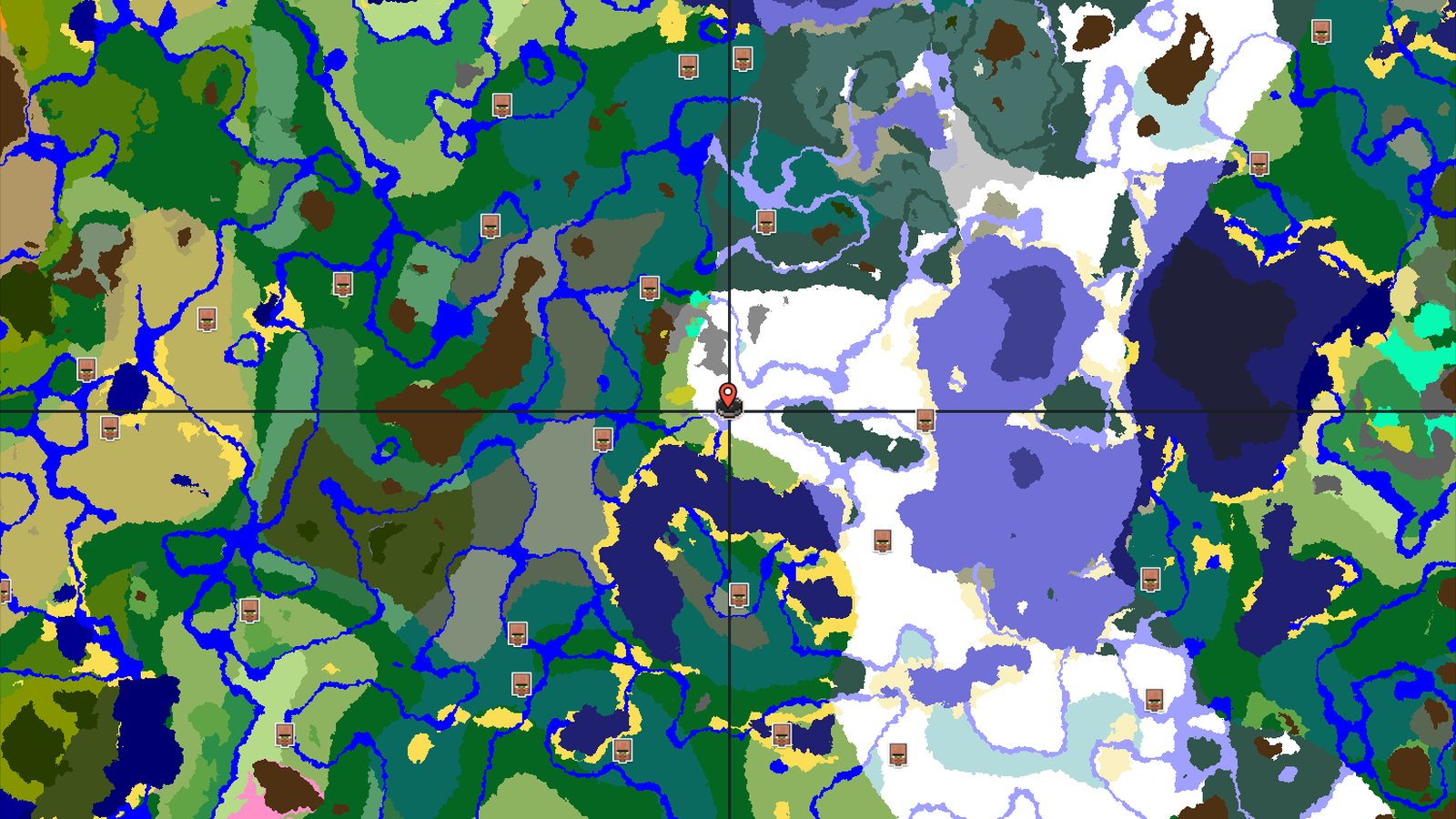 Pillager Outpost Near Snowy Plains Spawn — Minecraft seed preview