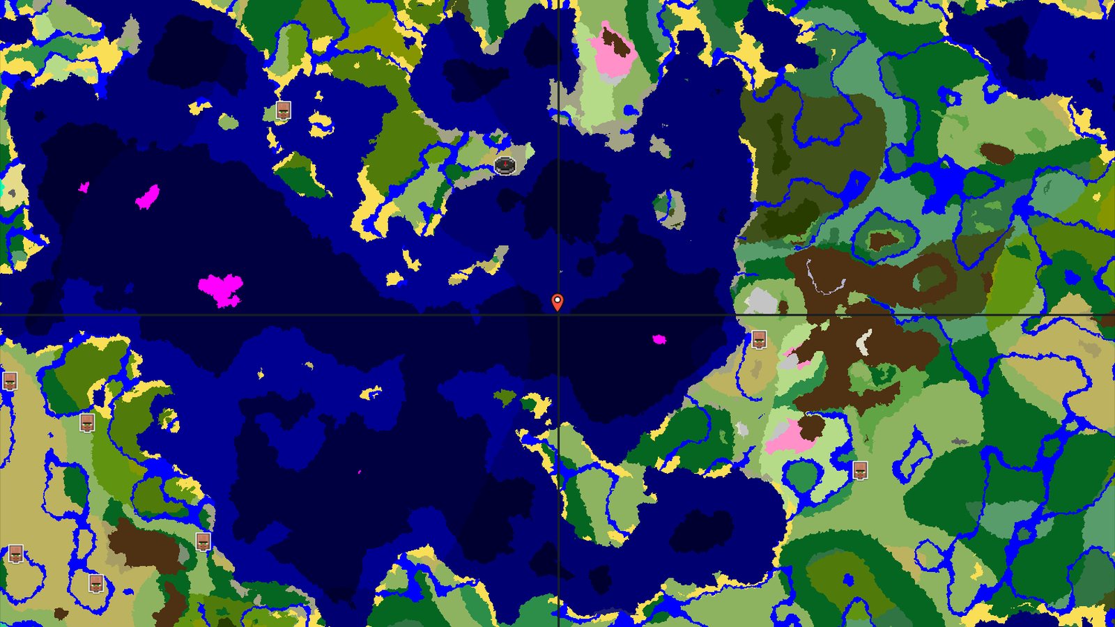 Ocean Ruin and Trail Chambers Near Spawn — Minecraft seed preview
