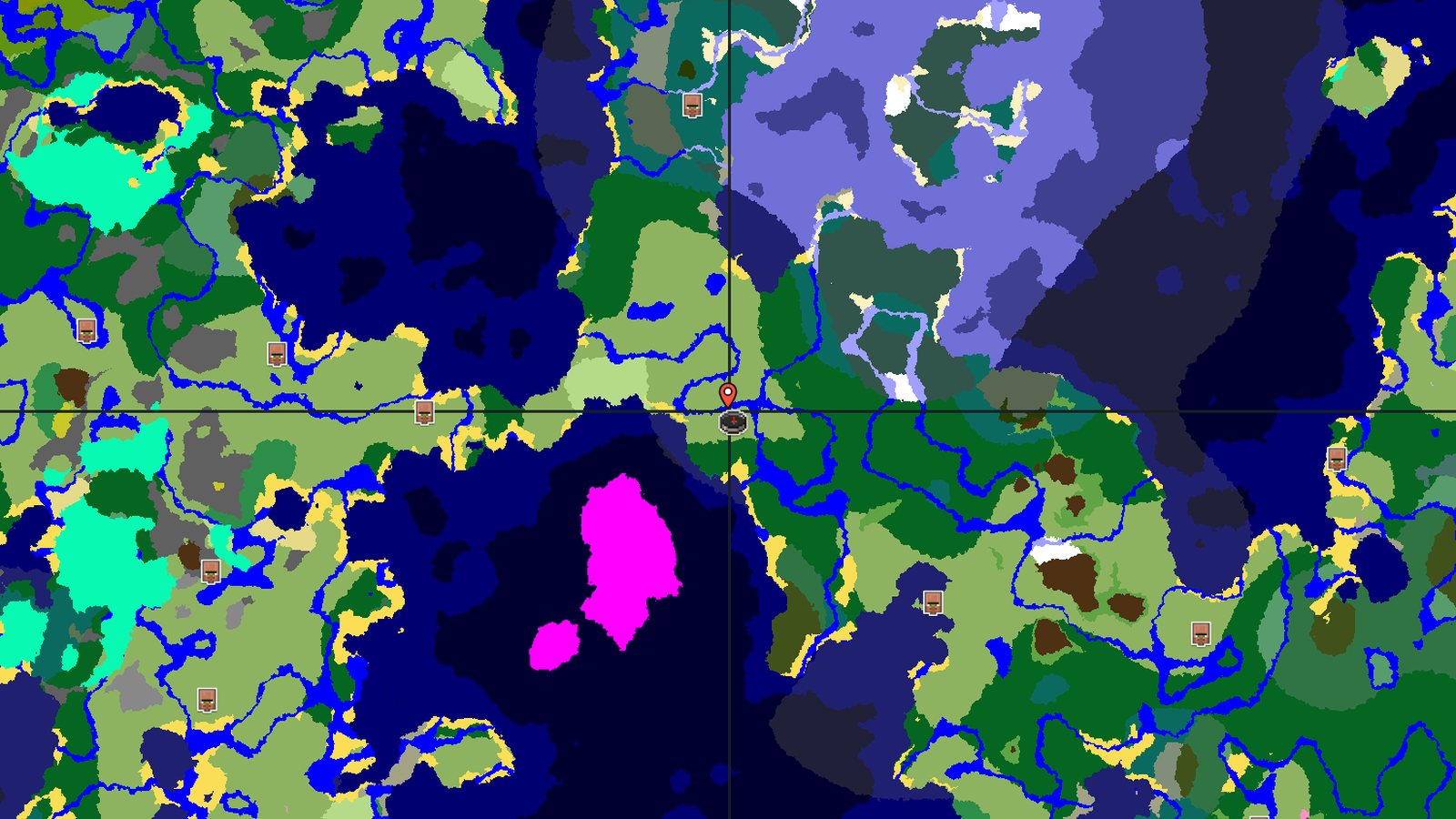 Mushroom Fields Island With an Ocean Monument — Minecraft seed preview