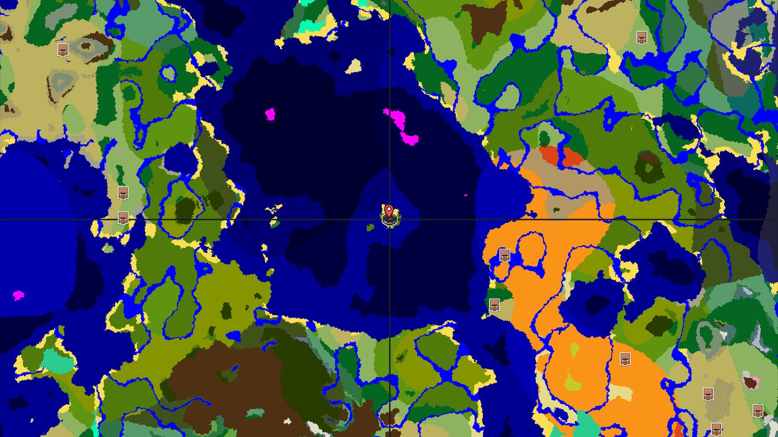 Jungle Island Start with Quick Underground Access — Minecraft seed preview