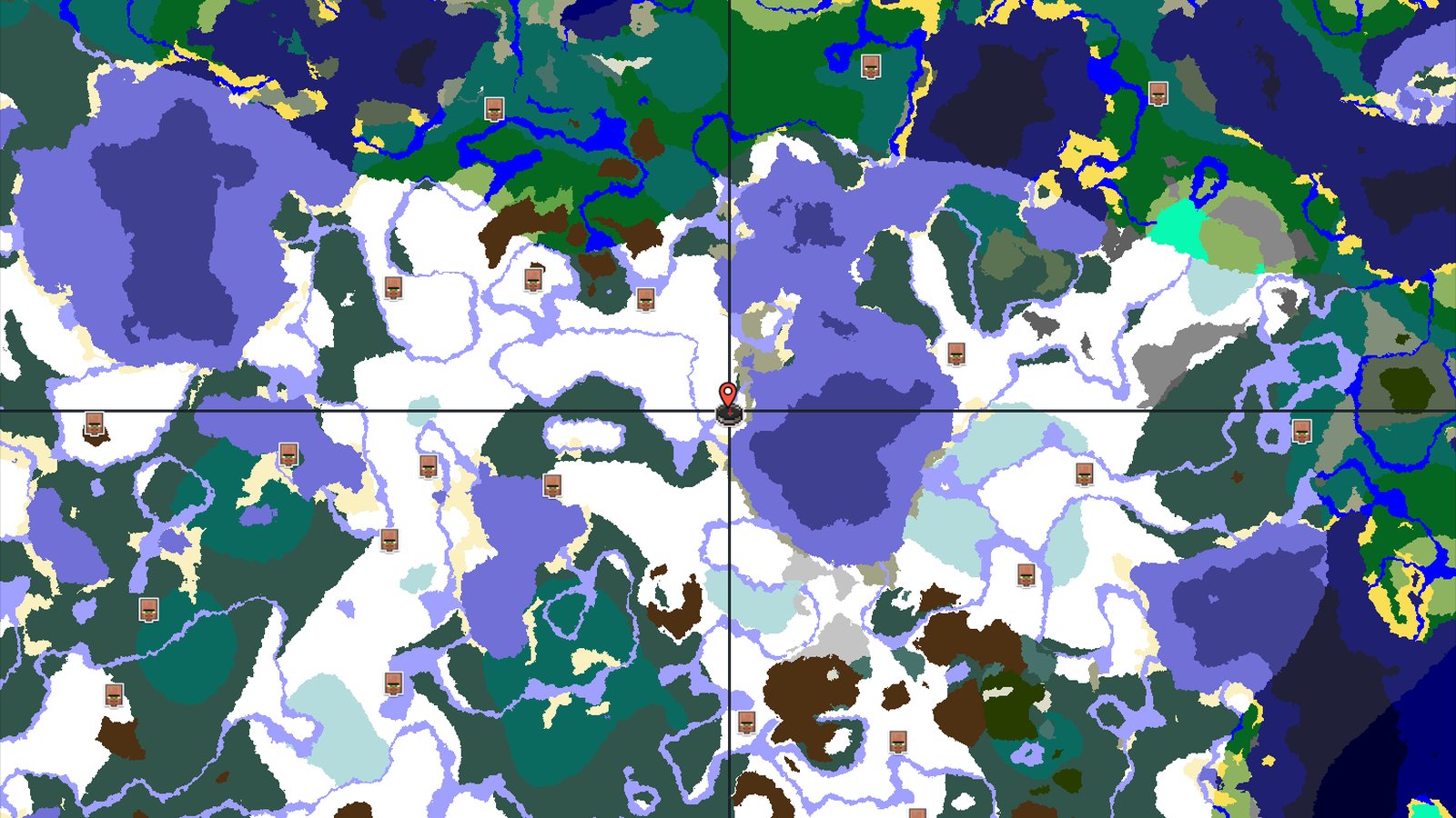 Spawn in Snow, Find Trail Chambers Nearby — Minecraft seed preview