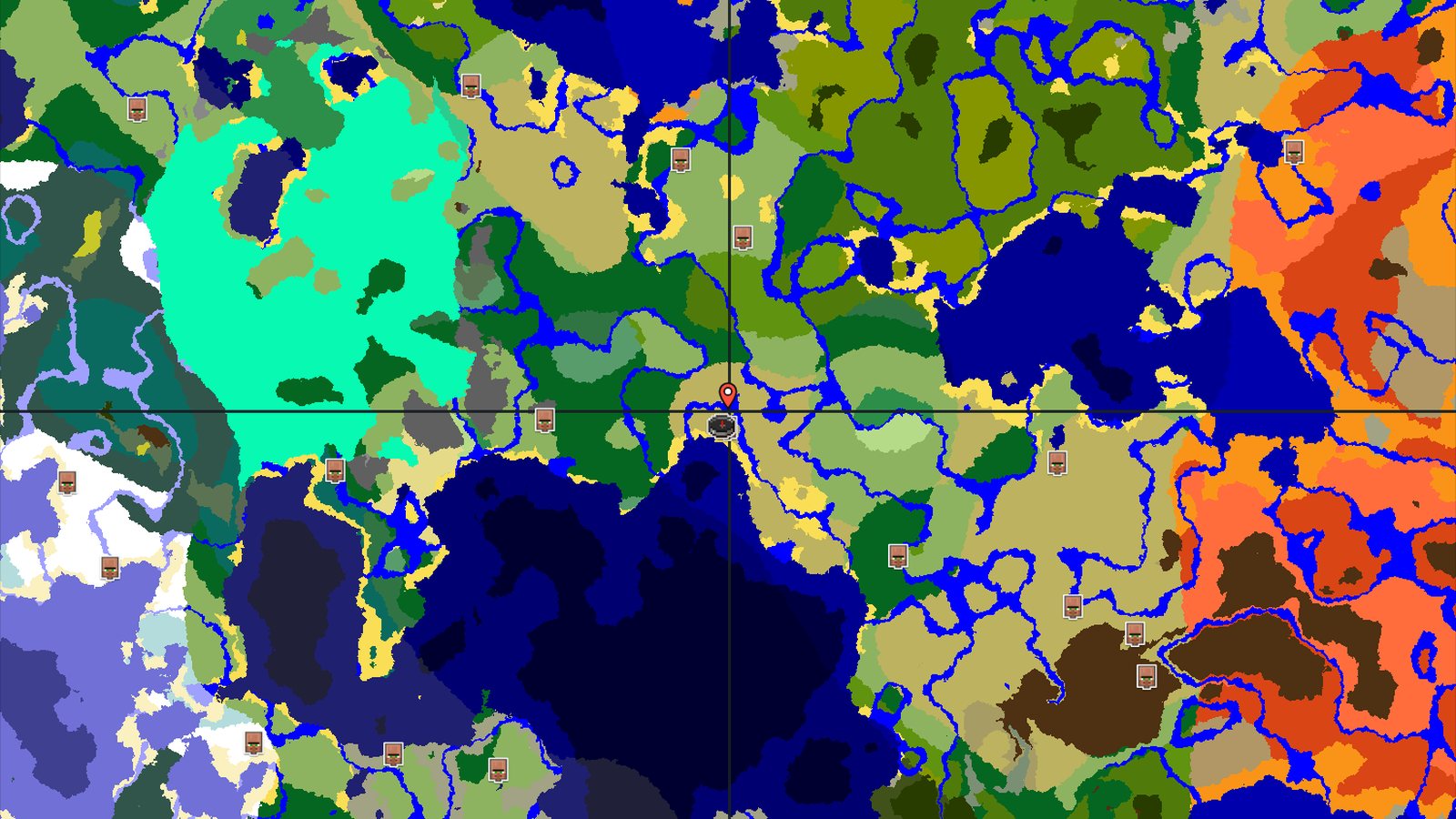 Savanna Spawn with a Close Village and Lush Caves — Minecraft seed preview