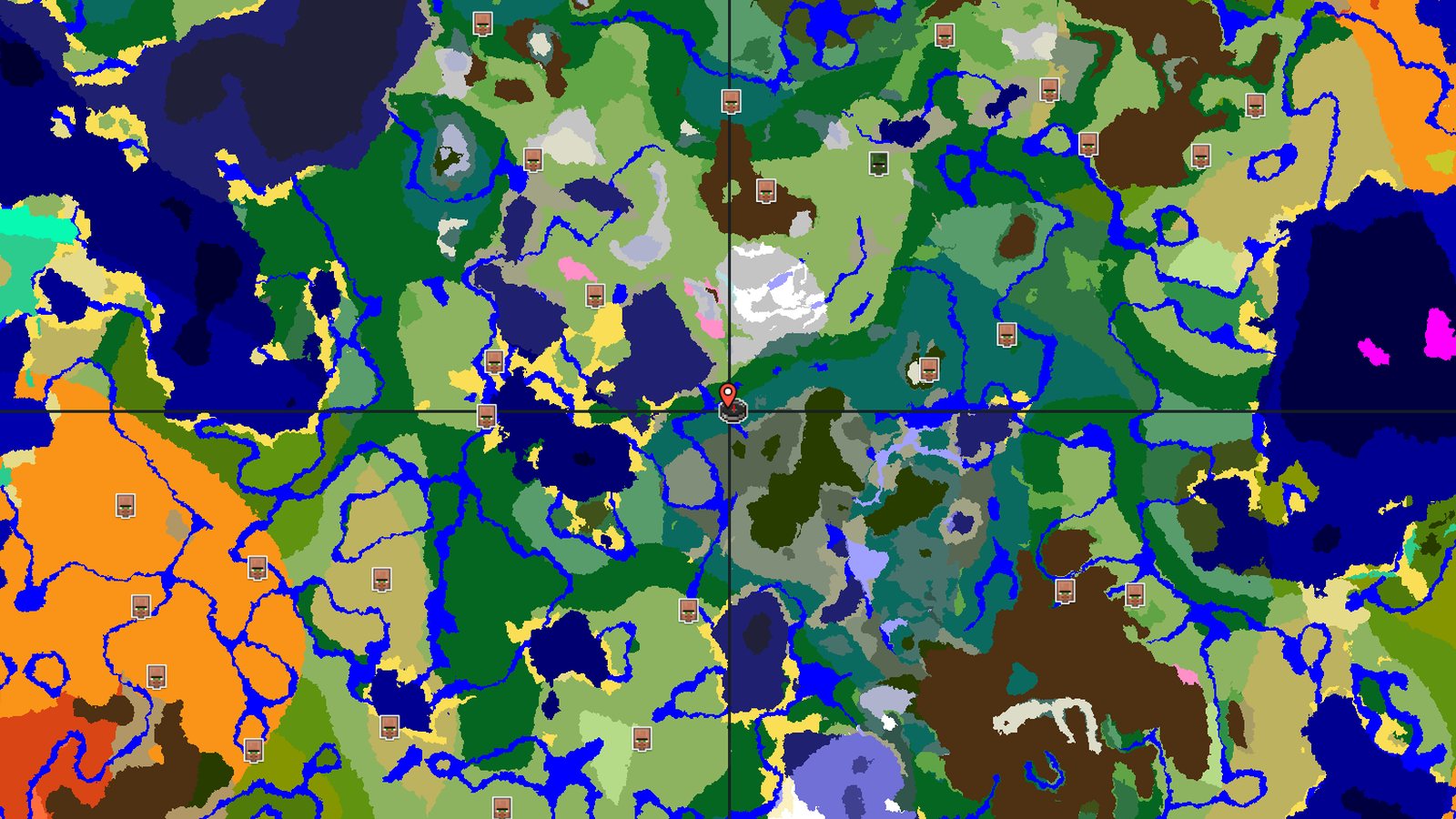 Lush Caves Under a Taiga Lake — Minecraft seed preview