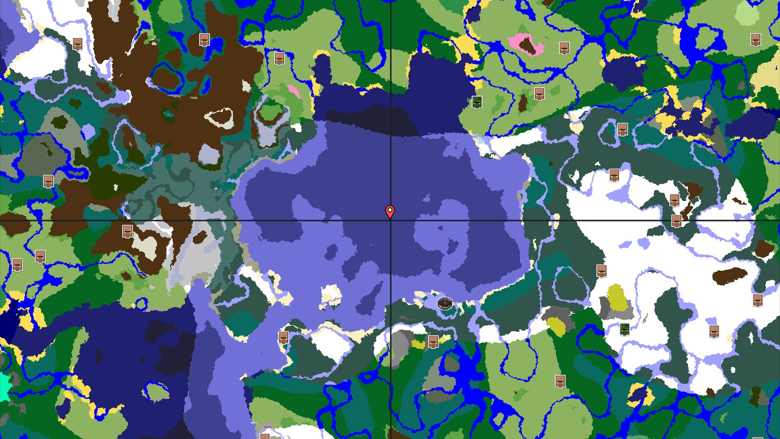 Taiga Spawn with Nearby Trial Chambers — Minecraft seed preview
