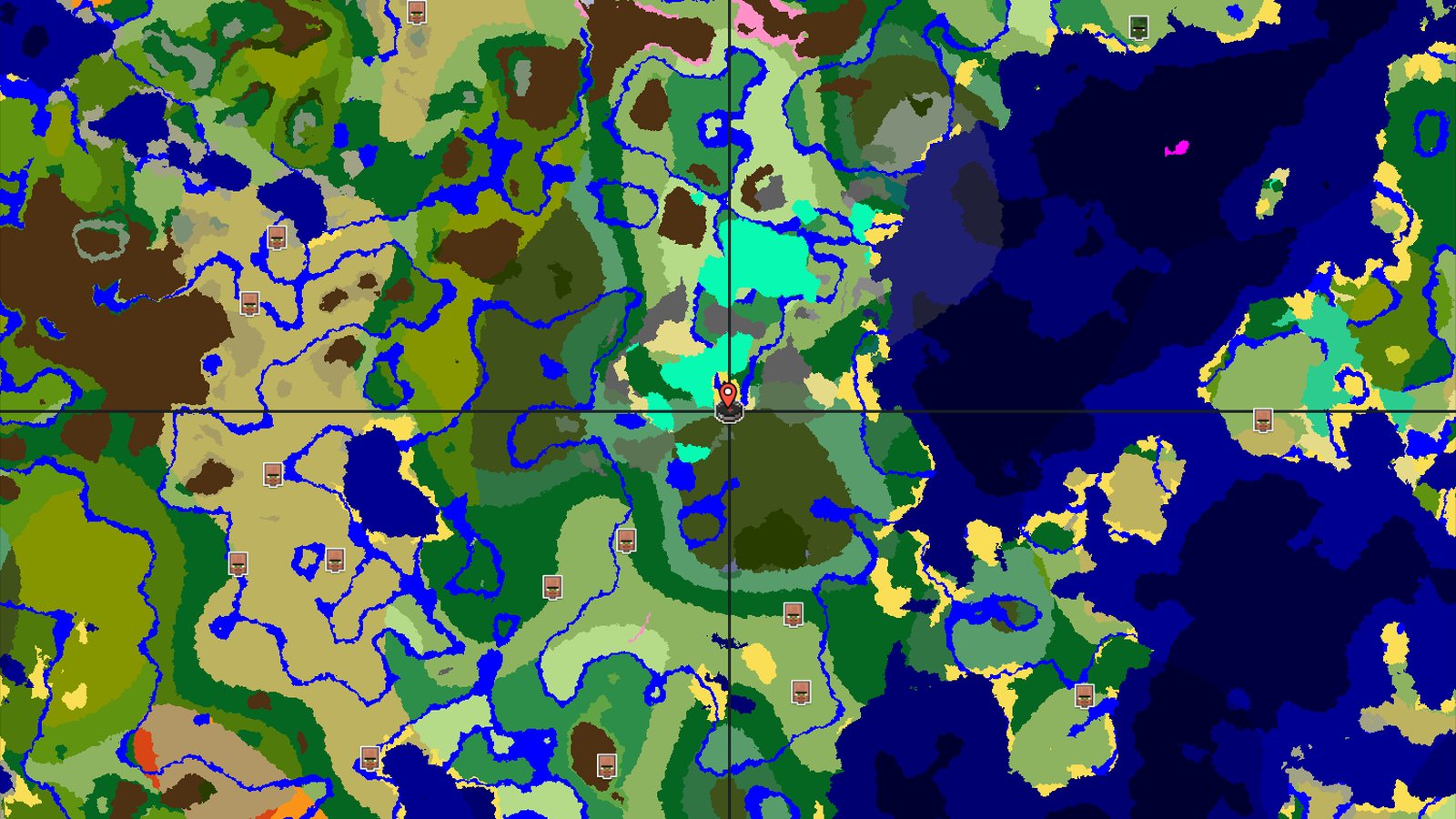 Dark Forest Spawn with a Woodland Mansion Just Over the Hills — Minecraft seed preview