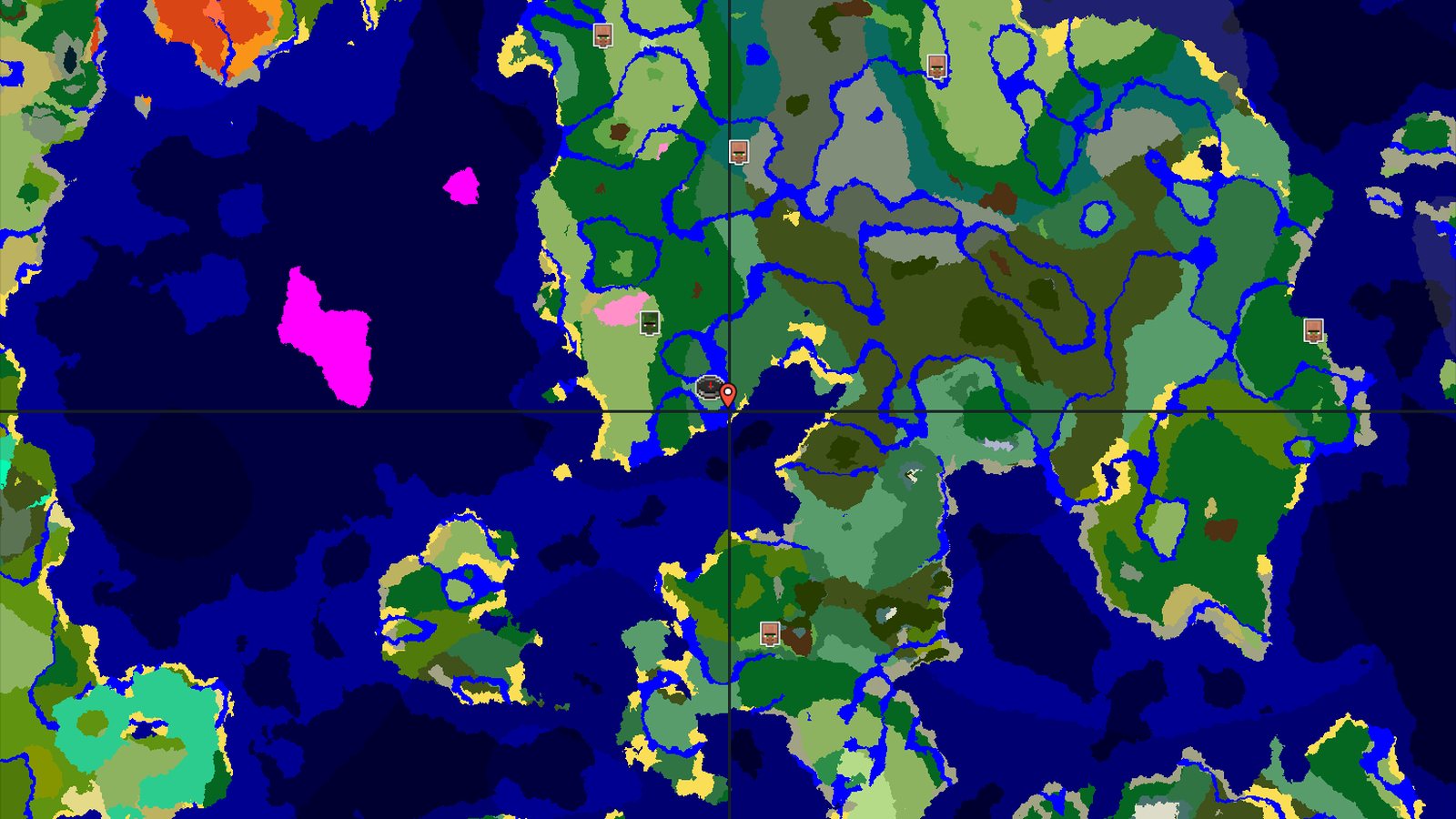 Spawn in Old Growth Birch Forest, Village Nearby — Minecraft seed preview