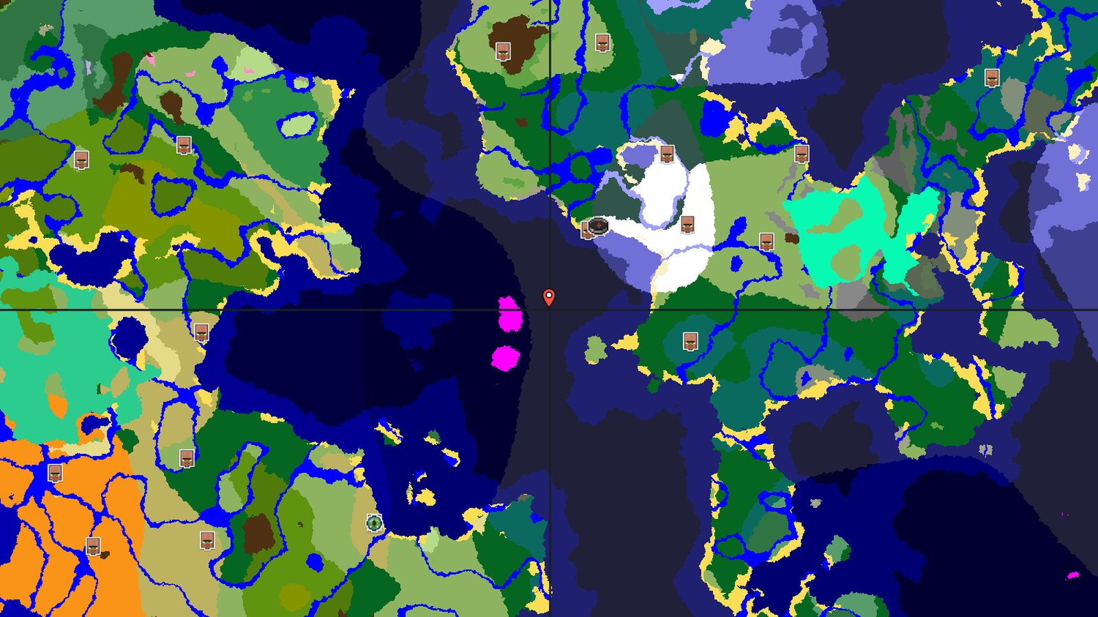 Snowy Plains Spawn with Nearby Village and Trial Chambers — Minecraft seed preview