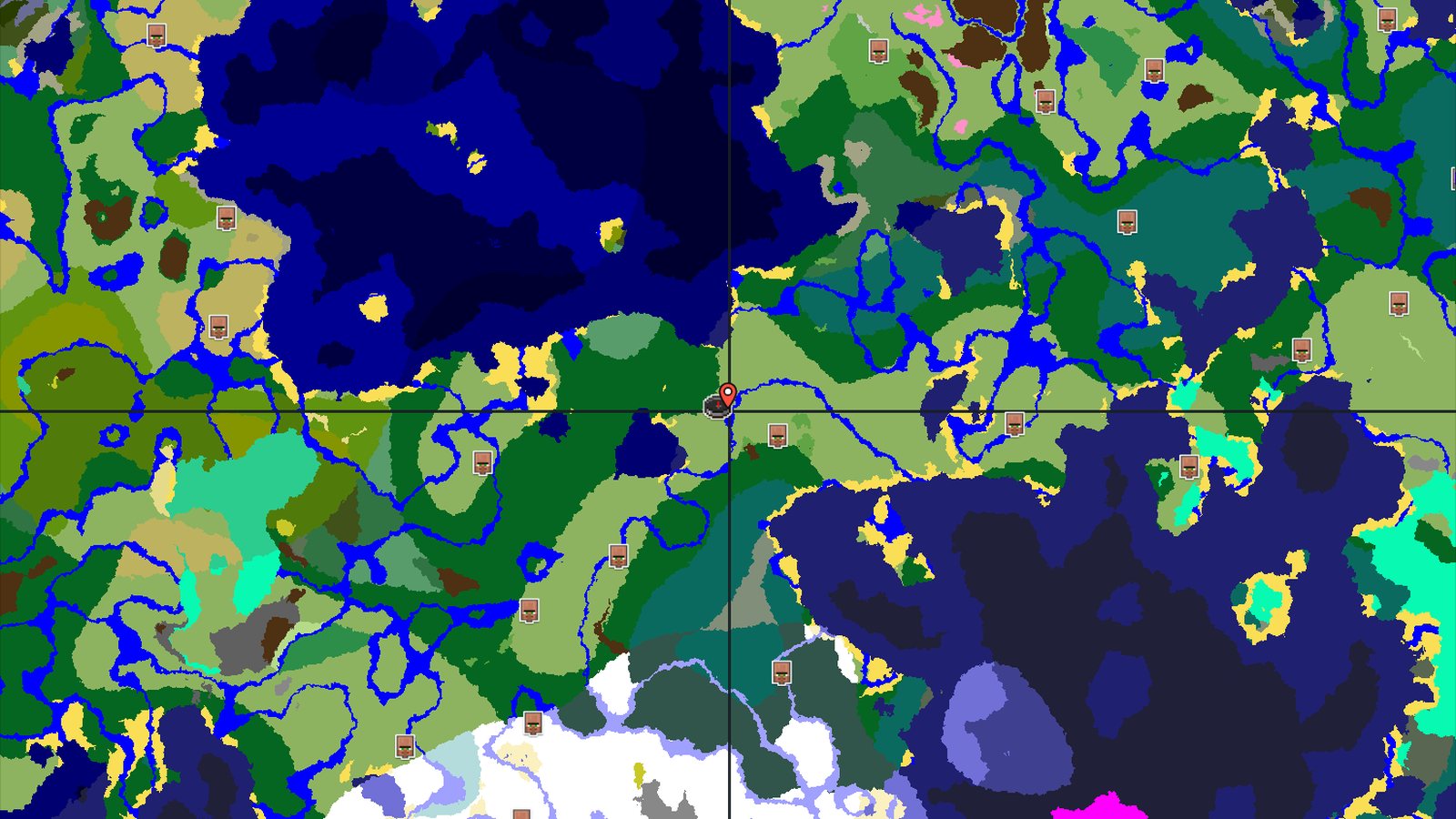 A Plains Spawn with an Early Village and Nearby Ocean — Minecraft seed preview