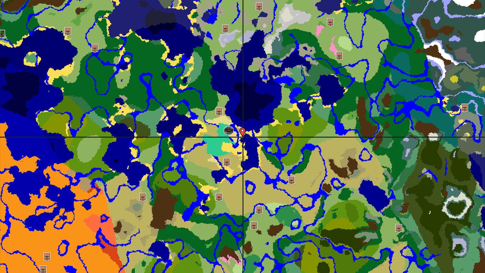 Mangrove Swamp Spawn with Nearby Village and Trial Chambers — Minecraft seed preview
