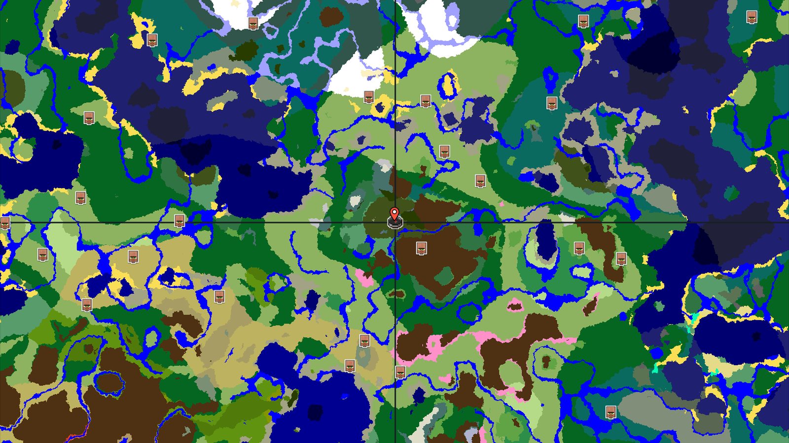 Pale Garden Beside Jagged Peaks — Minecraft seed preview