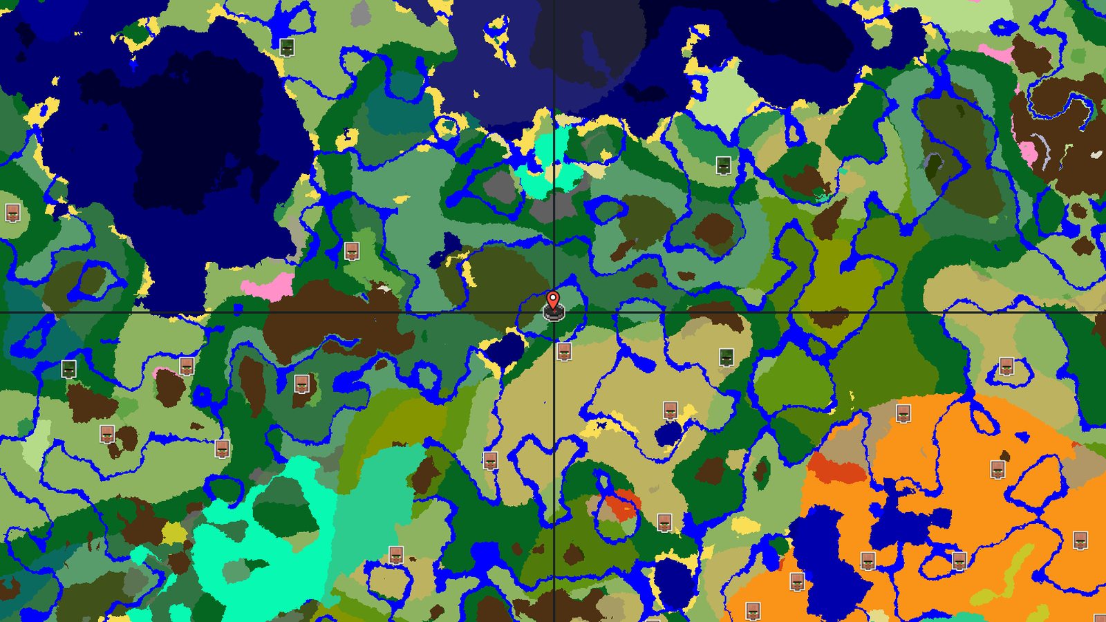 Lush Caves under a Dark Forest and Savanna — Minecraft seed preview