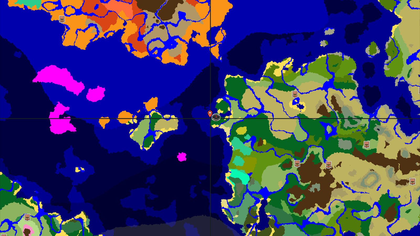 Forest Spawn with Nearby Trials and Ocean Monuments — Minecraft seed preview