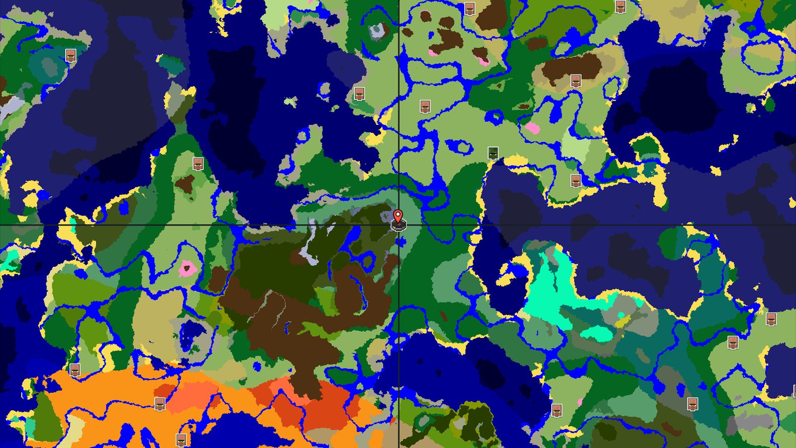 Forest Spawn with Nearby Trial Chambers — Minecraft seed preview