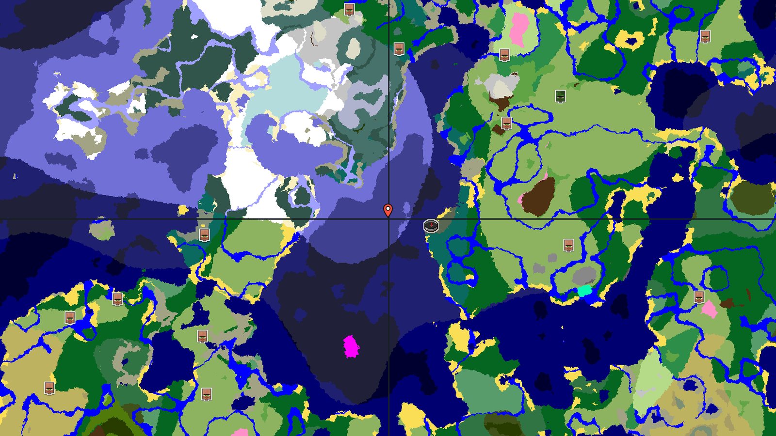 Old Growth Pine Taiga Near Ocean Structures — Minecraft seed preview