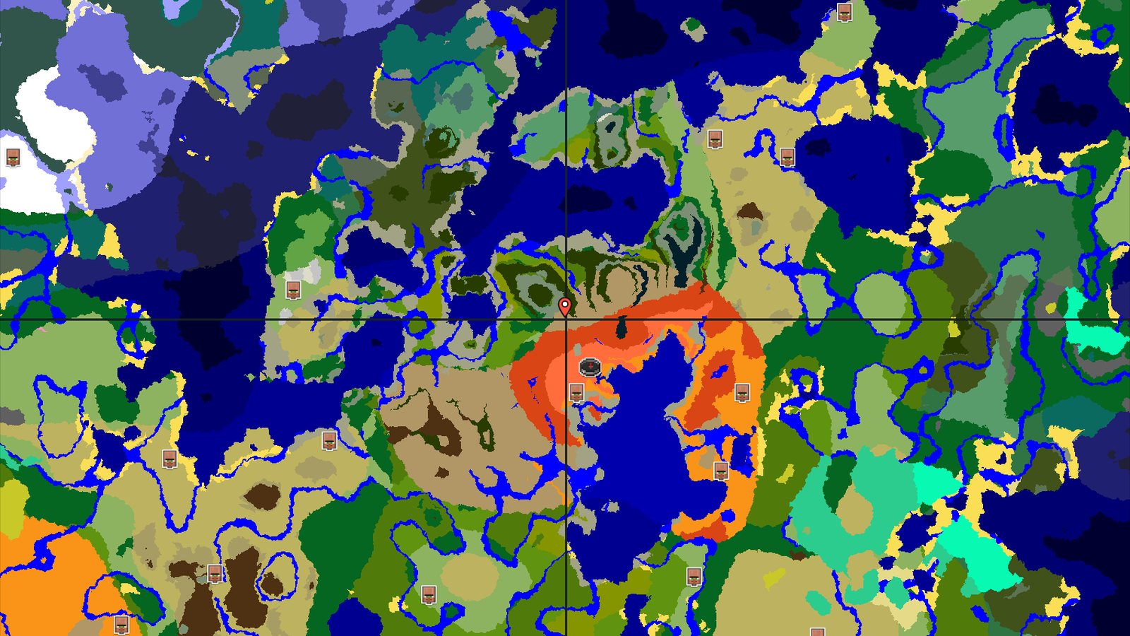 Deep Badlands with Nearby Village and Trial Chambers — Minecraft seed preview