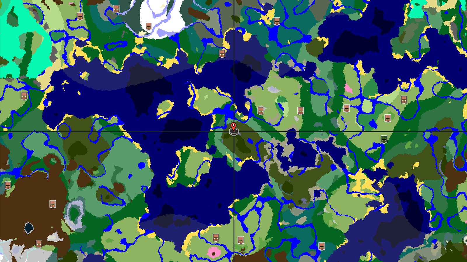 Dark Forest Spawn with Nearby Pale Garden — Minecraft seed preview