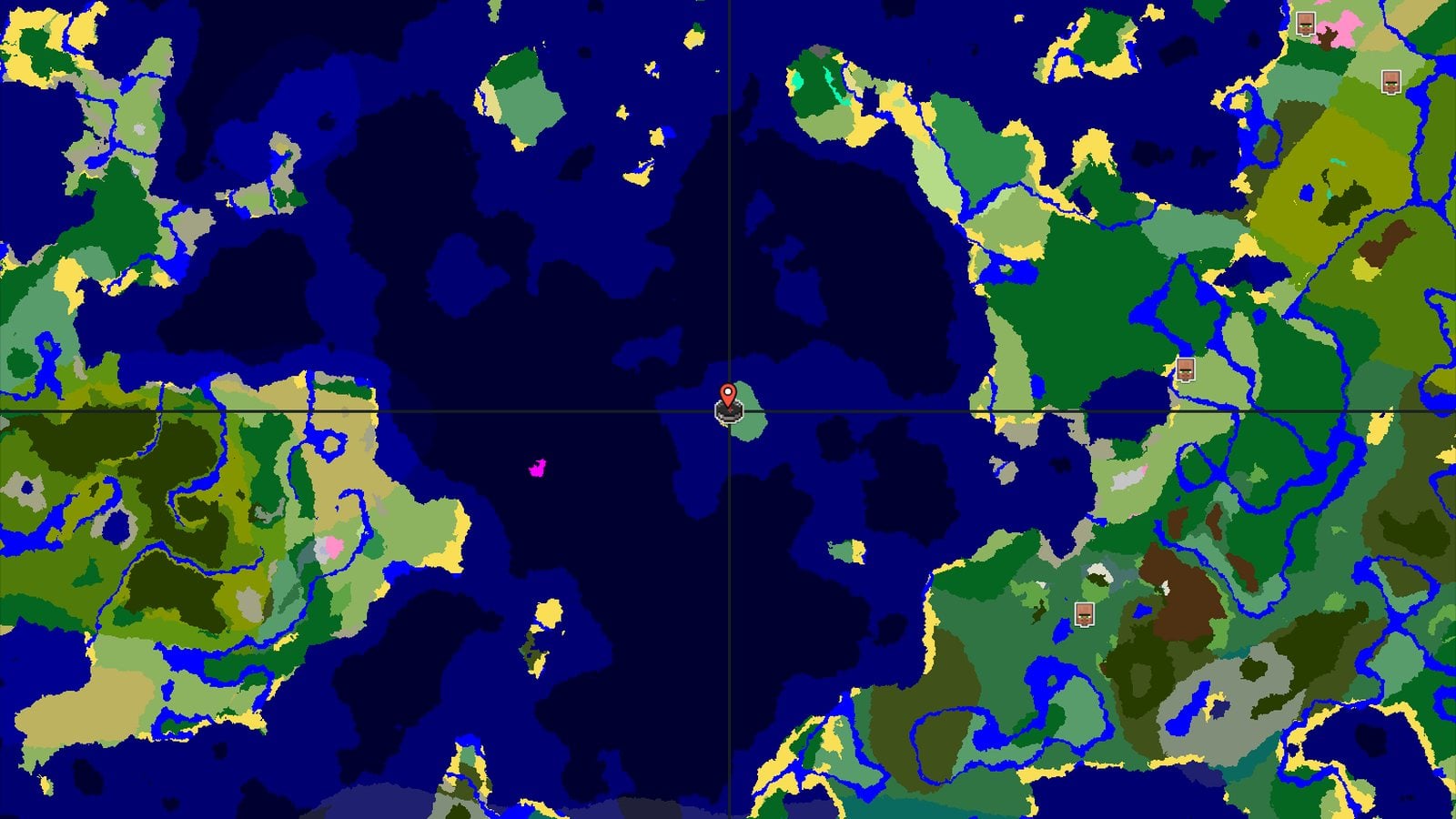 Spawn on a Birch Island, Trial Chambers Nearby — Minecraft seed preview