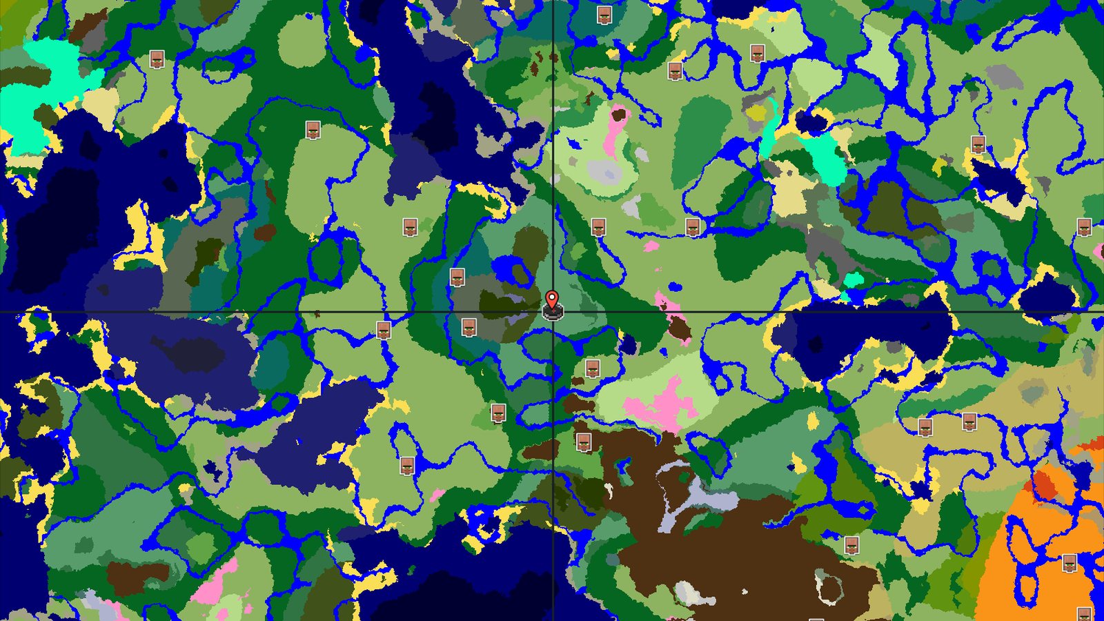 Pale Garden and Deep Cold Ocean Nearby — Minecraft seed preview