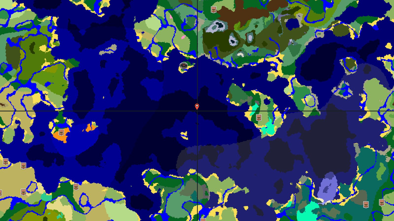 Forest Island With a Buried Treasure — Minecraft seed preview