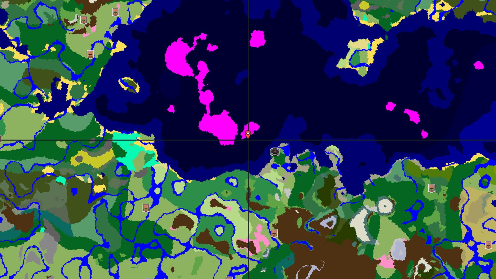 Mushroom Fields with Buried Treasure — Minecraft seed preview