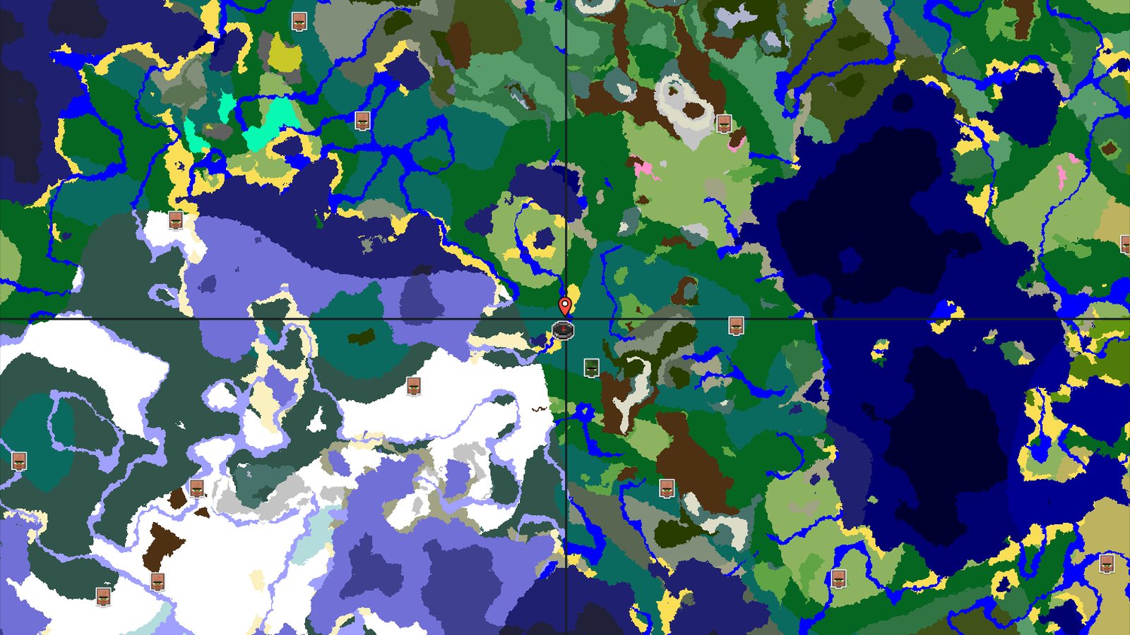 Taiga Village with Nearby Trail Ruins — Minecraft seed preview