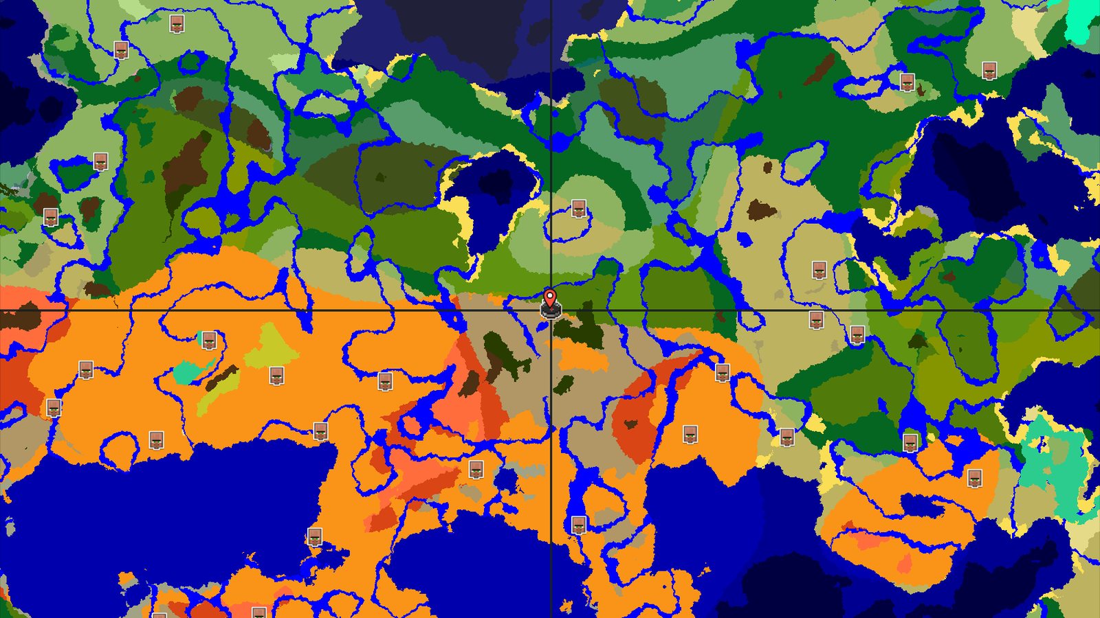 Spawn in a Desert Village, Explore Badlands Nearby — Minecraft seed preview