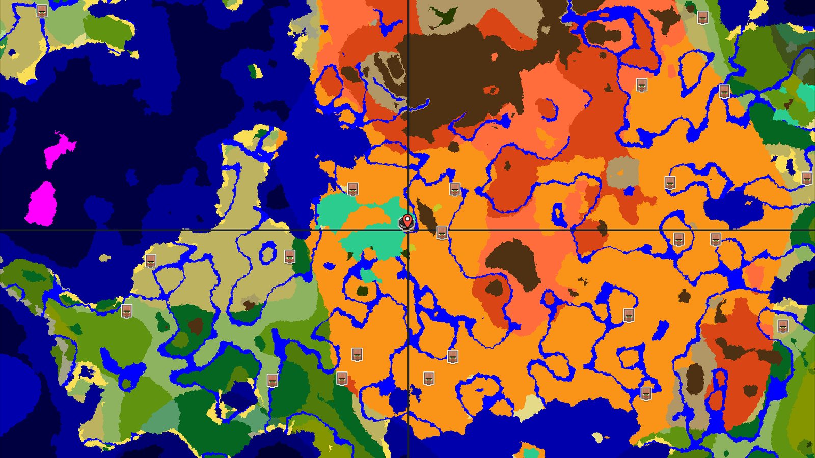 Mangrove Swamp Spawn with Nearby Trial Chambers — Minecraft seed preview