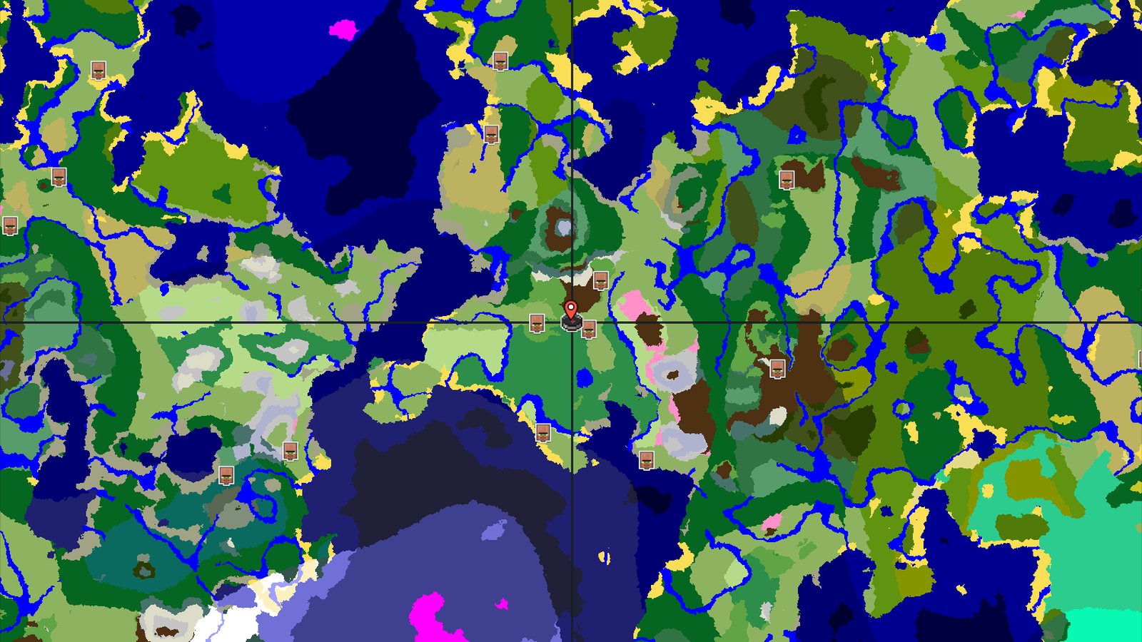 A Flower Forest Start with Nearby Caves and Mountains — Minecraft seed preview