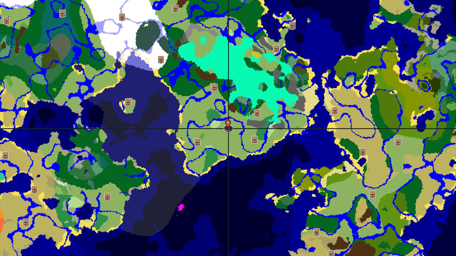 Plains Spawn with Nearby Flower Forest and Swamp — Minecraft seed preview