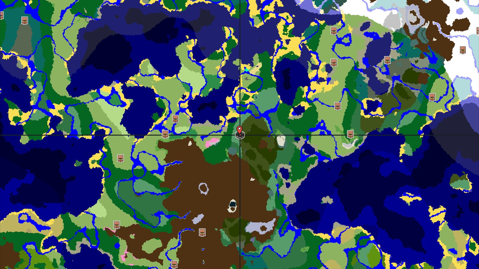 Pale Garden Spawn with Nearby Cherry Grove Peaks — Minecraft seed preview