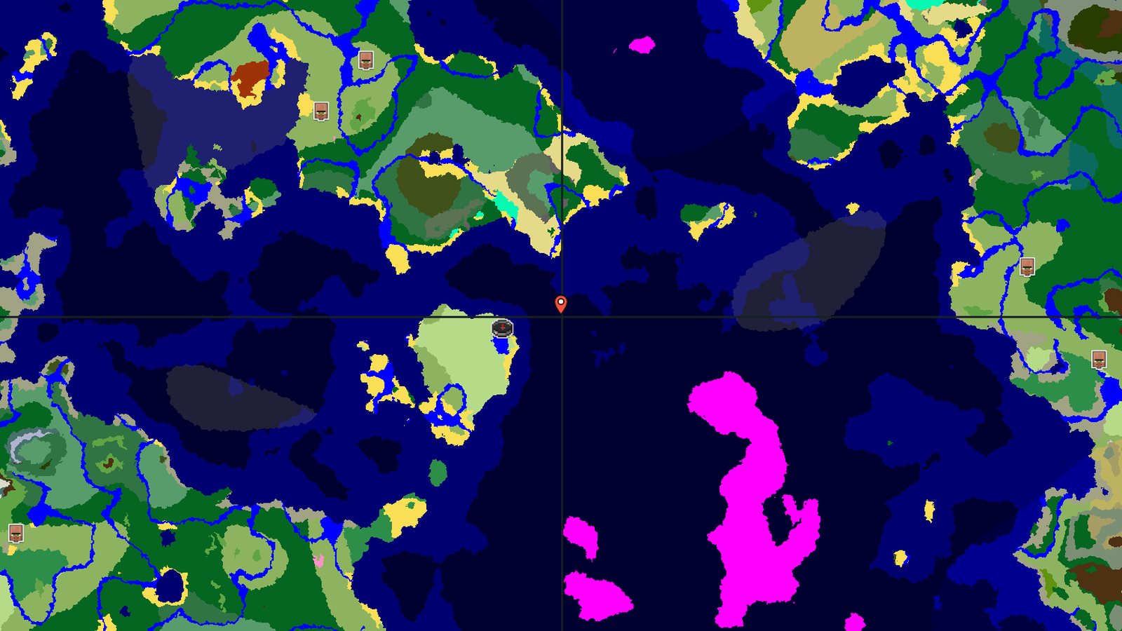 Sunflower Plains Island with Ocean Ruin — Minecraft seed preview