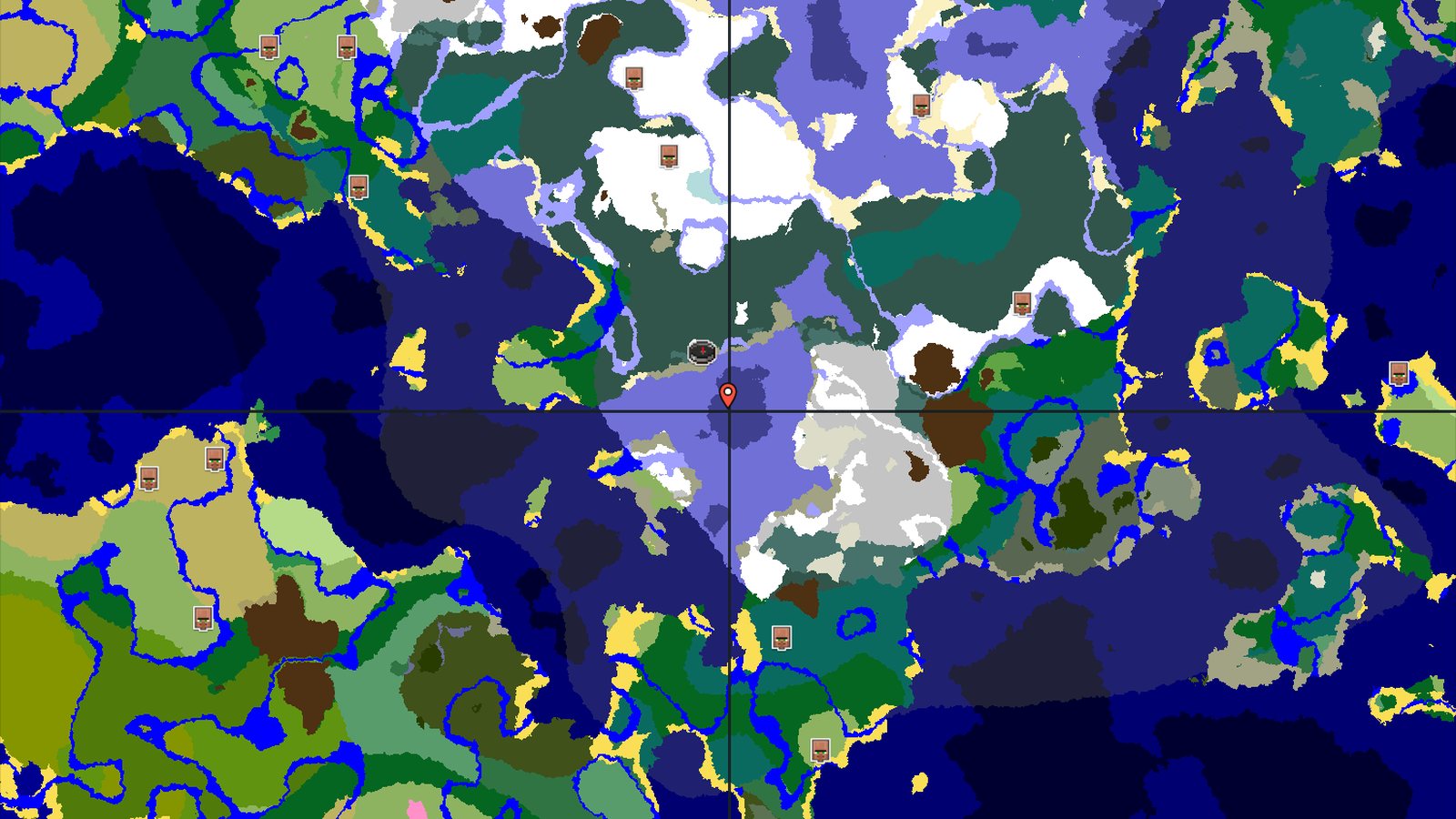 Trial Chambers and Igloo in a Frozen Taiga World — Minecraft seed preview