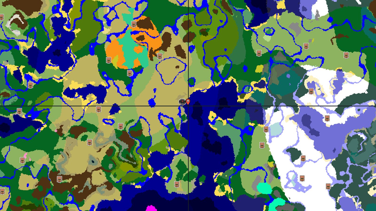 Ocean Ruin at a Savanna Coast — Minecraft seed preview