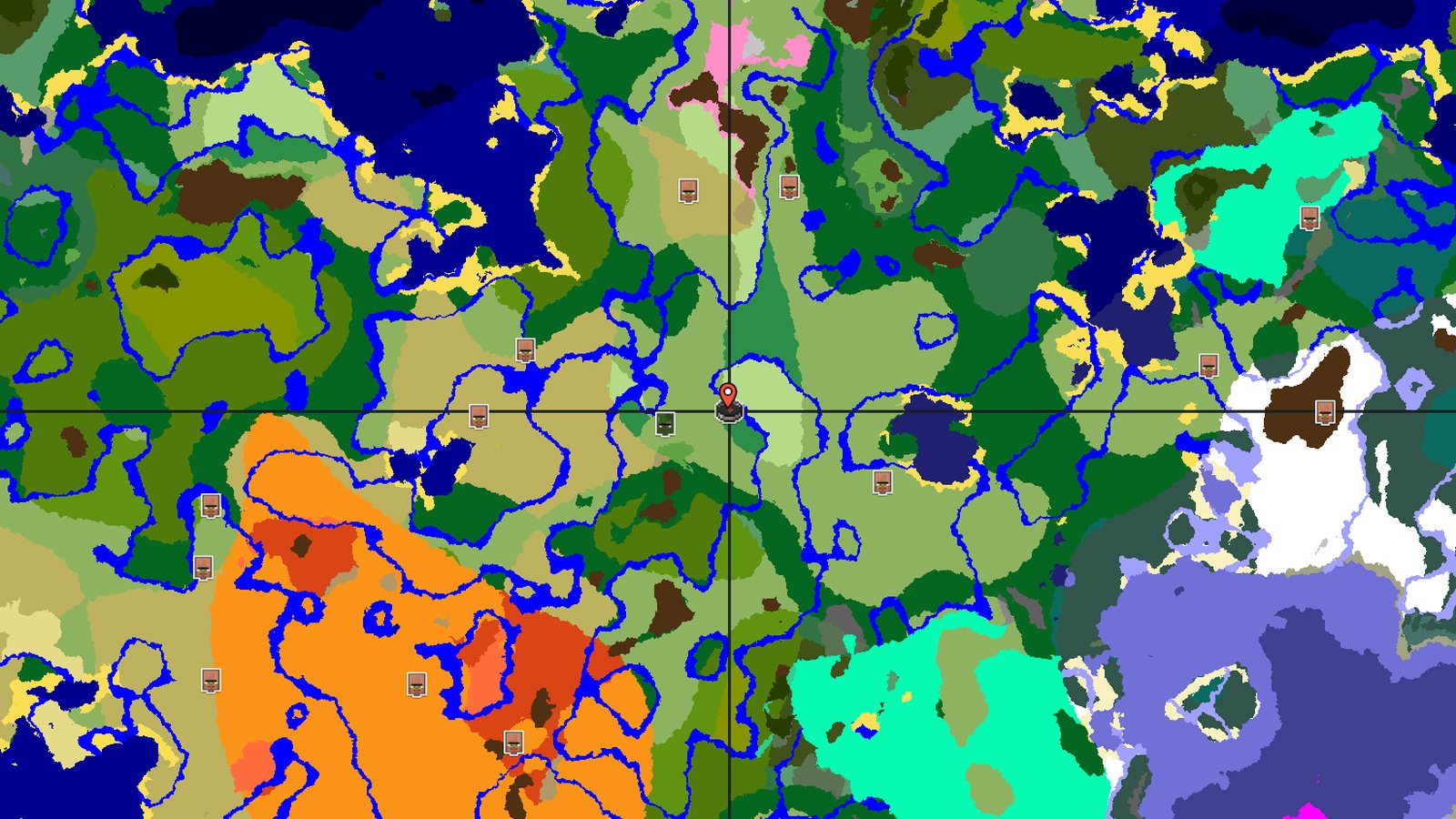 Flower Forest and an Abandoned Village Nearby — Minecraft seed preview