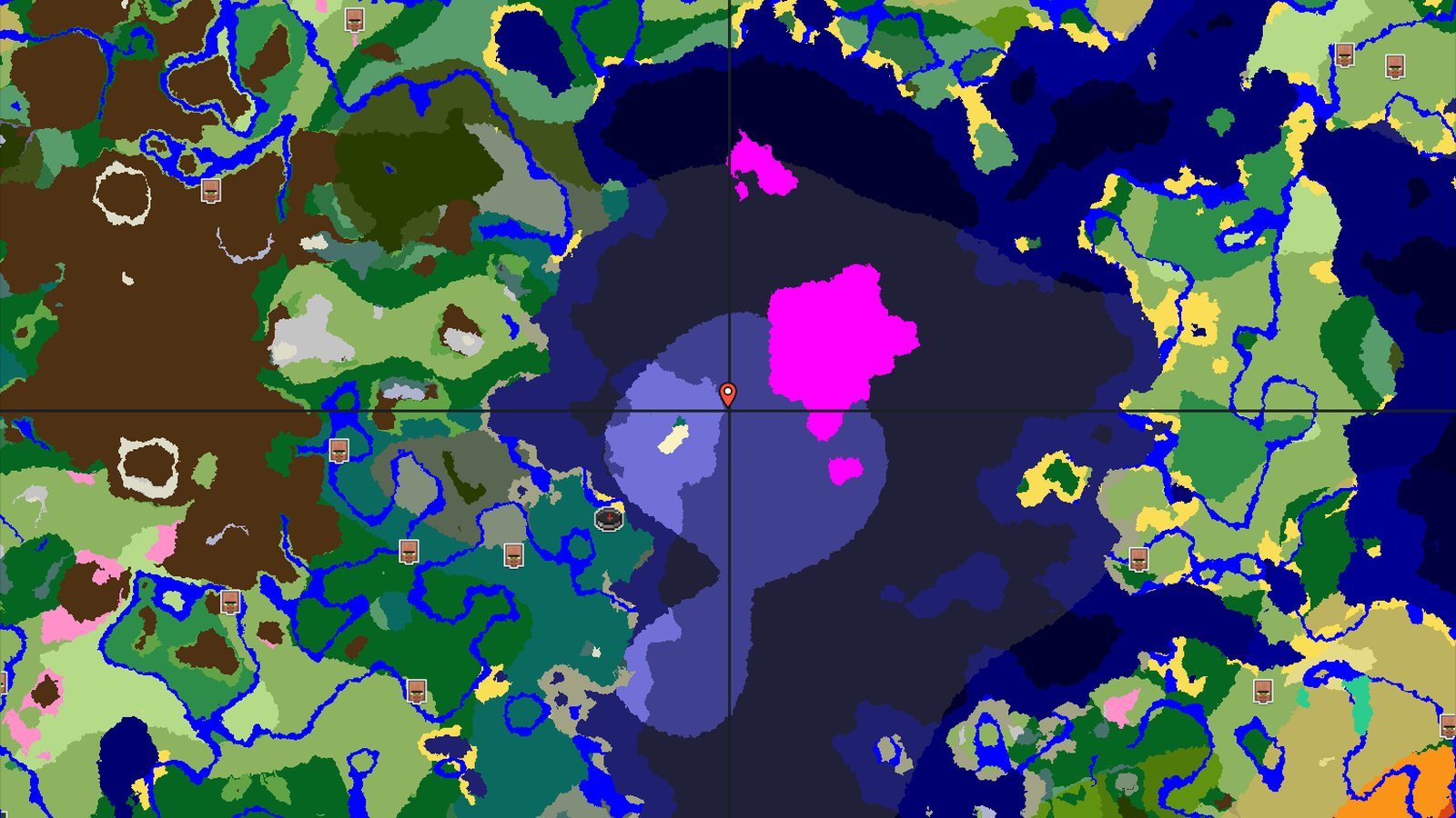Mushroom Fields Near Spawn in Cold Ocean — Minecraft seed preview