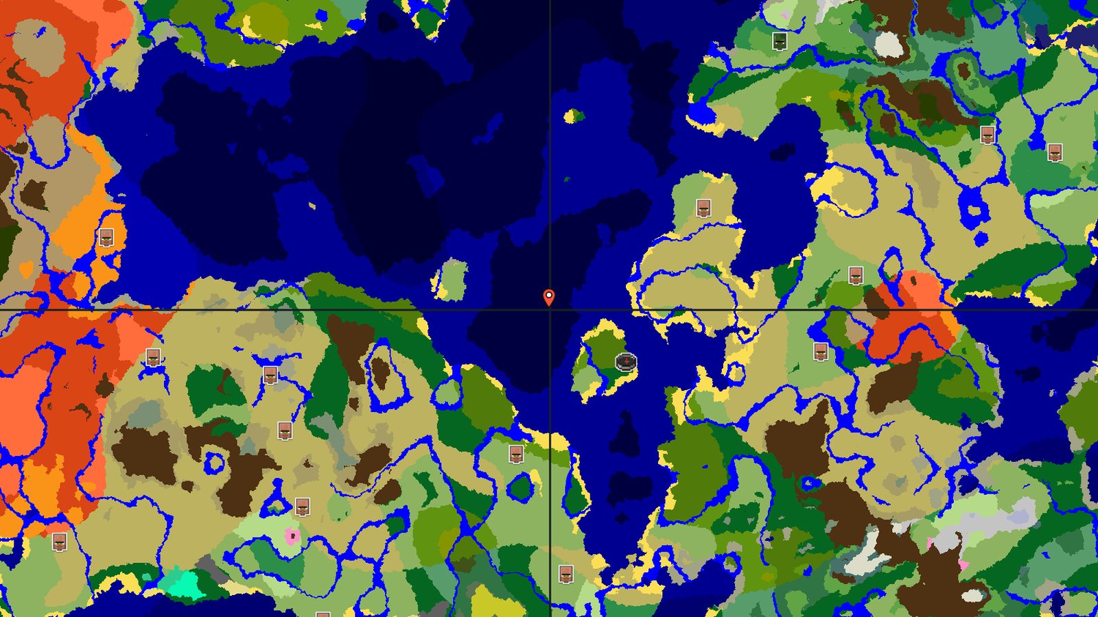 Forest and Jungle Island Survival — Minecraft seed preview