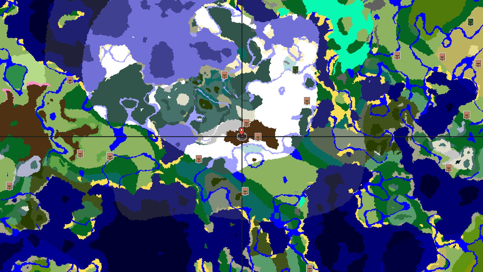 Snowy Plains Spawn Near Village and Ancient City — Minecraft seed preview